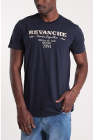 Camiseta Masculina Bordada Denim Republic Revanche-CT.MAS.00216 AZUL MARINHO ULTRA