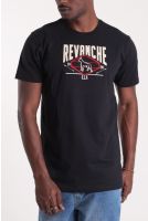 Camiseta Masculina Manga Curta Bordada Revanche USA-CT.MAS.00221 PRETO