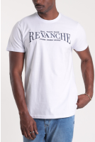 Camiseta Masculina Manga Curta Bordada Revanche-CT.MAS.00222 BRANCO