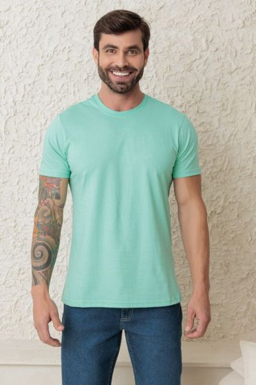 Camiseta Basica Masculino Revanche Foggia VERDE MENTA