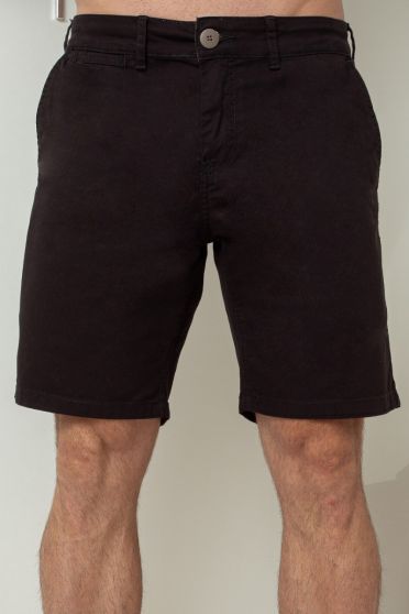 Bermuda Jeans Masculina Cós Interno Diferenciado - 0104154 PRETO