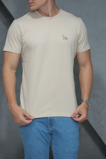 Camiseta Basica Masculino Revanche Foggio AREIA