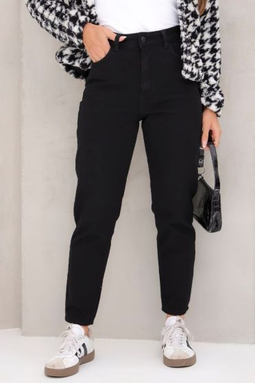 Calça Cigarrete Mom Color Feminina Revanche Riviera PRETO