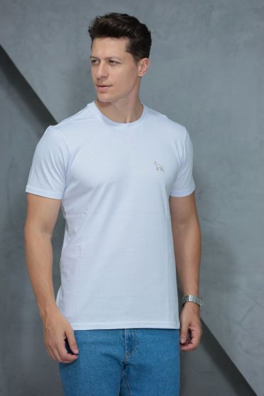 Camiseta Basica Masculino Revanche Foggia BRANCO
