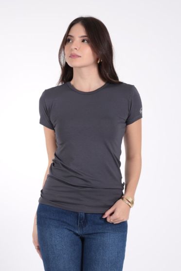 Blusa Baby Look Basica Feminina Revanche Fiji CHUMBO