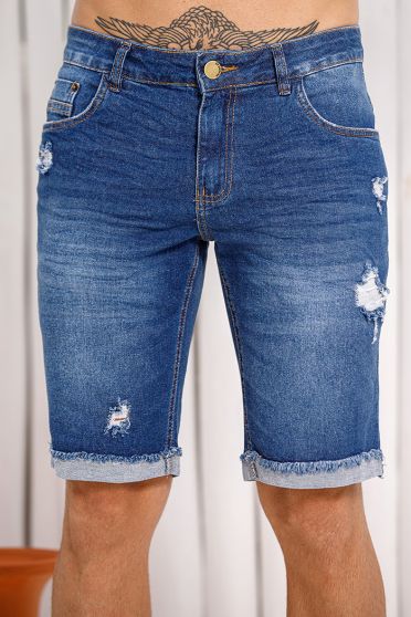 Bermuda Jeans Masculina Revanche Otey  UNICA