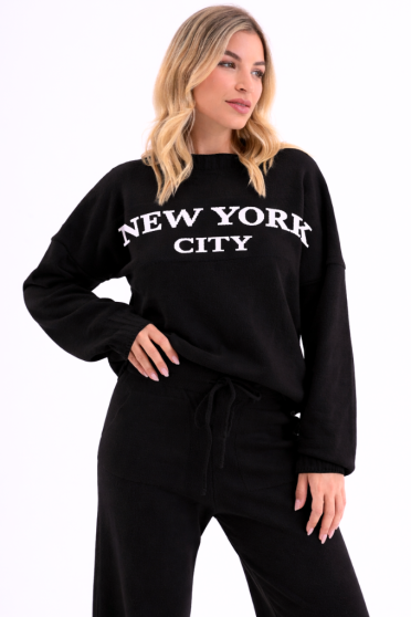 Blusa De Tricot Feminino Revanche Kirsten PRETO