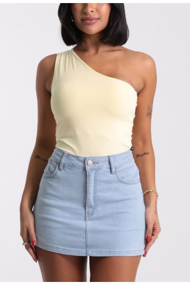 Blusa Regata Ombro Só Poliamida Revanche - BL.FEM.00246 AMARELO