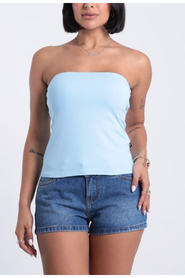 Blusa Tomara Que Caia Poliamida Revanche - BL.FEM.00247 AZUL BEBE