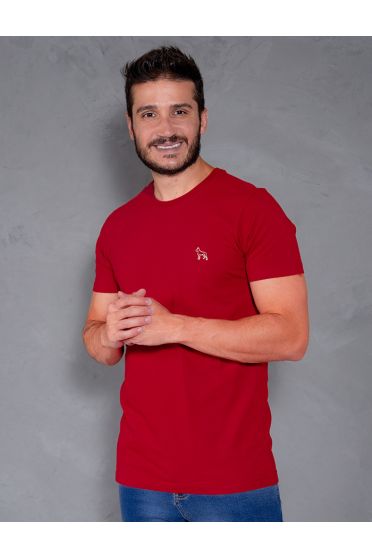 Camiseta Basica Masculino Revanche Foggia BORDO