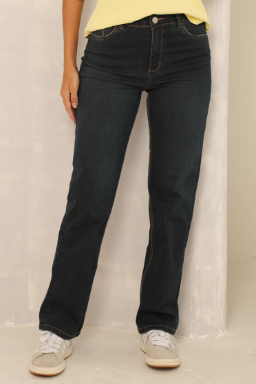 Calça Jeans Mom Barra Normal Feminina Revanche Adramício UNICA