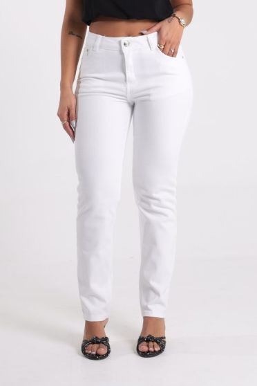 Calça Reta Sarja Feminina Barra Normal Revanche-CA.FEM.00298