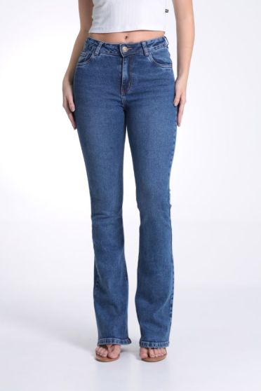 Cal&ccedil;a Jeans Flare Feminino Revanche Cosenza UNICA
