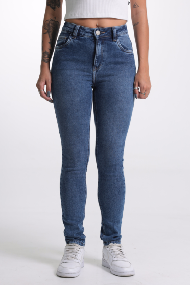 Calça Skinny Jeans Feminina Barra Normal Revanche-CA.FEM.00502