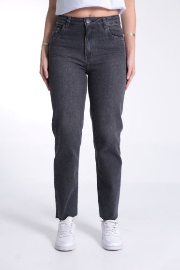 Calça Jeans Mom Barra A Fio Feminino Revanche Turks UNICA