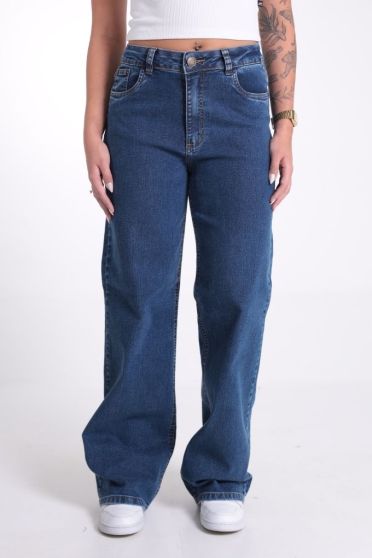 Cal&ccedil;a Jeans Wide Leg Feminina Revanche Amparo 