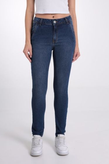 Calça Skinny Jeans Feminina Com Bolso Faca Revanche-CA.FEM.00562 UNICA