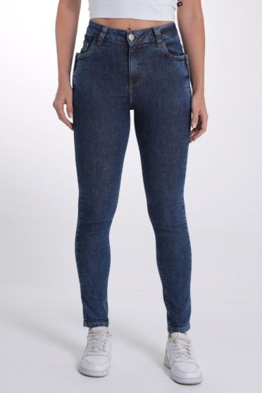 Calça Skinny Jeans Feminina Detalhe Zíper Revanche-CA.FEM.00582 UNICA
