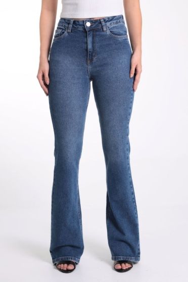 Calça Fem Flare Jeans Basica Revanche-CA.FEM.00592 UNICA