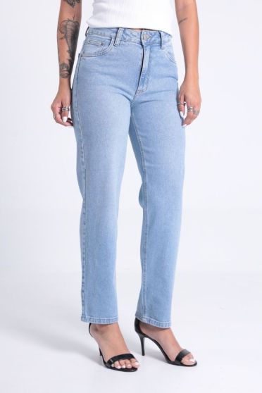 Calça Feminina Mom Jeans Barra Normal Revanche-CA.FEM.00609 UNICA