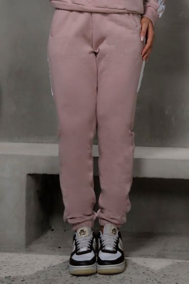 Calça De Moletom Com Cardaço Feminina Revanche Miracema ROSE
