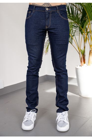 Calça Jeans Reta Masculina Revanche Orão Azul