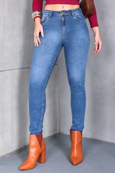 Calça Jeans Skinny Feminina Revanche Ibitirama Azul