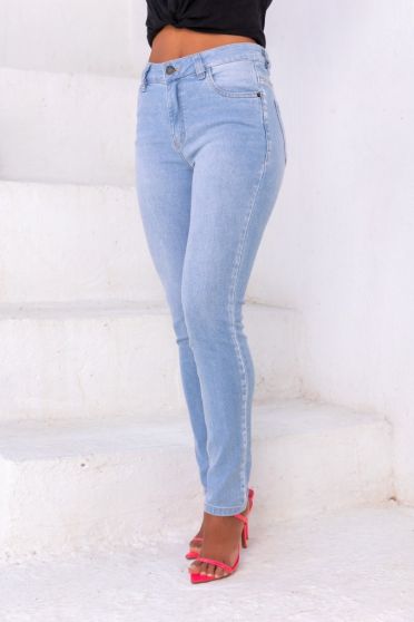 Calça jeans skinny feminina Revanche Olaria Azul