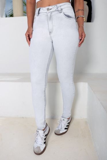 Calça Jeans Skinny Barra Normal Feminina Revanche Ostia UNICA