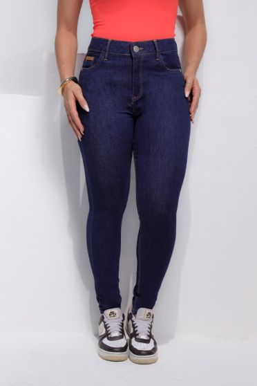 Calça Jeans Skinny Com Cós Personalizado Feminina Revanche Roeselare UNICA