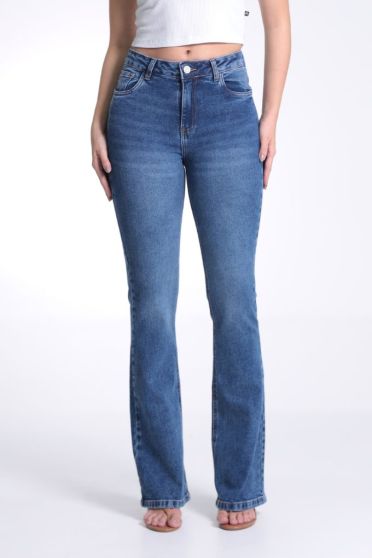 Calça Jeans Barra Normal Feminino Revanche Rodésia UNICA