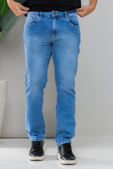Calça Jeans Regular Barra Normal Masculina Revanche Citópolis UNICA