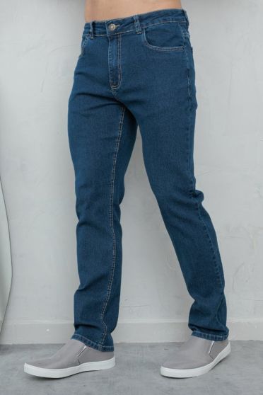 Calça Jeans Regular Barra Normal Masculina Revanche Ocelense UNICA
