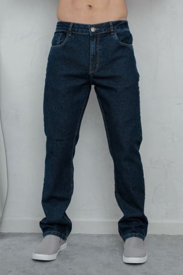 Calça Jeans Regular Barra Normal Masculina Revanche Telmesso UNICA