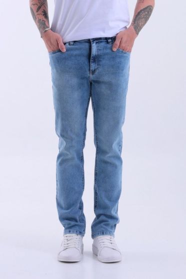 Calça Jeans Regular Barra Normal Masculino Revanche Bray UNICA