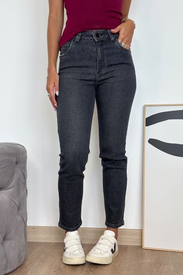 Calça Jeans Reta Barra Normal Feminino Revanche Anitápolis UNICA