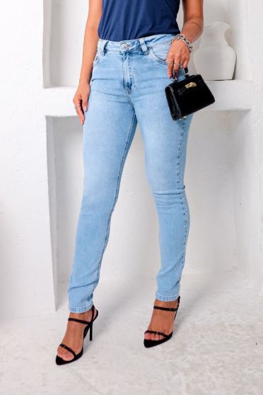 Calça Jeans Skinny Com Elastano Feminino Revanche Norba UNICA