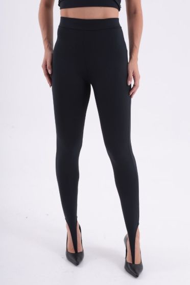 Calça Legging De Dedo Feminino Revanche Escócia PRETO