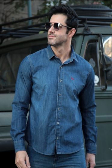 Camisa Com Bordado Masculina Revanche Orange UNICA