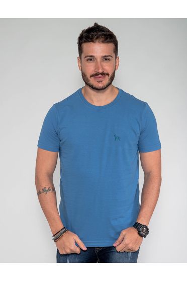Camiseta Basica Masculino Revanche Foggia AZUL