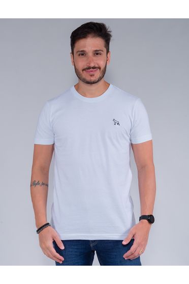 Camiseta Basica Masculino Revanche Foggia BRANCO