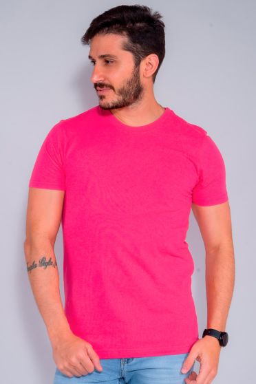 Camiseta Masculina Revanche Leandre PINK MÉDIO