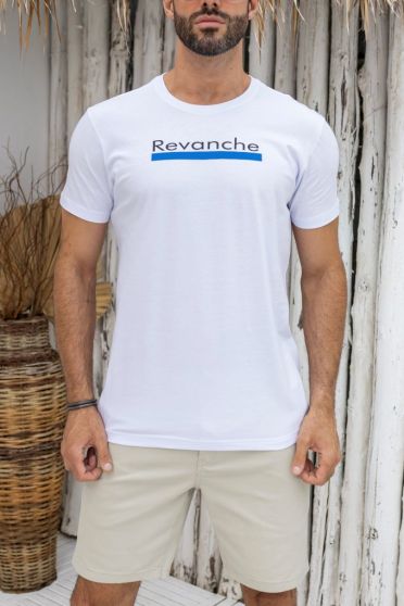 Camiseta Estampada Masculina Revanche Thorold BRANCO
