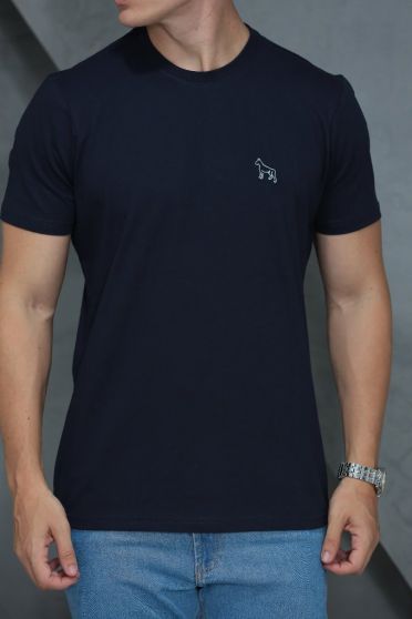 Camiseta Basica Masculino Revanche Foggia AZUL MARINHO ULTRA