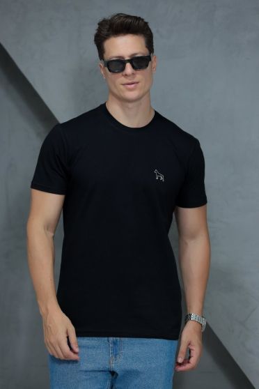 Camiseta Basica Masculino Revanche Foggia PRETO