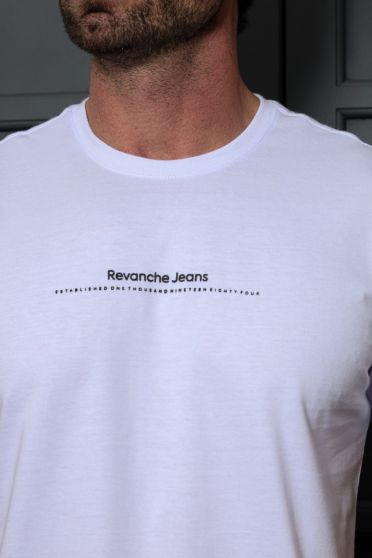 Camiseta Estampada Masculino Revanche Alavário BRANCO