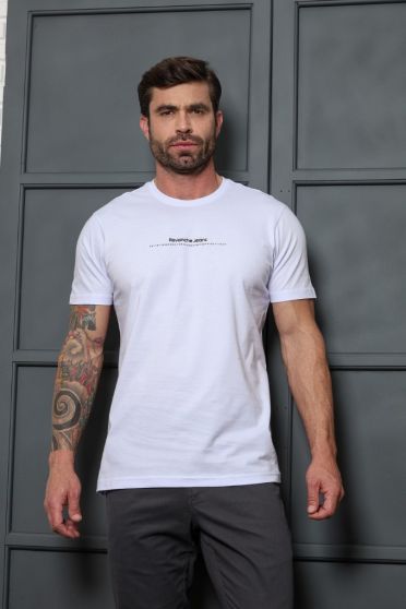 Camiseta Estampada Masculino Revanche Alavário BRANCO