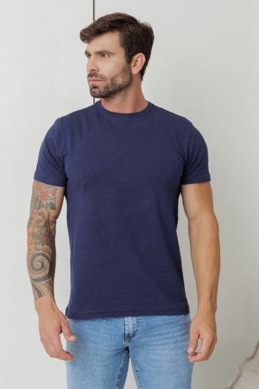Camiseta Estampada Masculino Revanche Bizone AZUL MARINHO