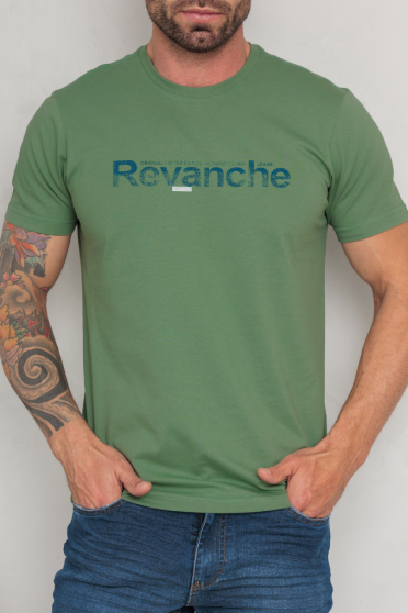 Camiseta Estampada Masculino Revanche Lameco VERDE ASPEN