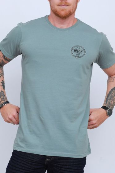 Camiseta Estampada Masculino Revanche Montreal VERDE MEDIO